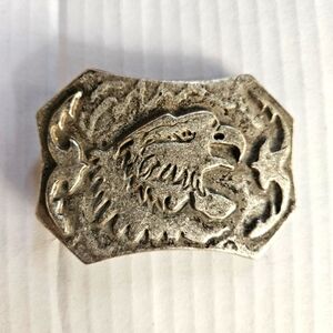 Vintage Unisex Silver-tone Metal Bald Eagle Belt Buckle (2nd Buckle)